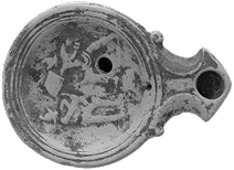 Lucerna romana decorata